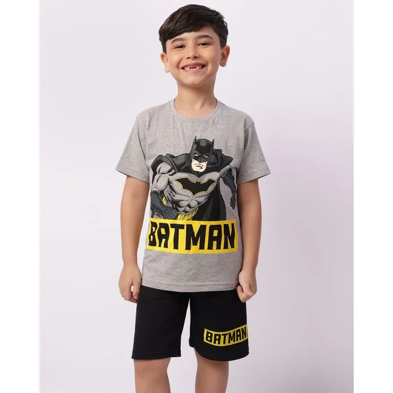 Conjunto Moletinho Infantil DC Comics Batman Cinza 10