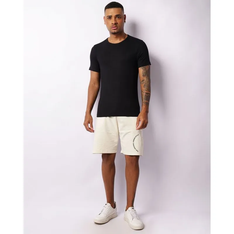 Bermuda Masculina Moletinho Com Bolsos Bege G