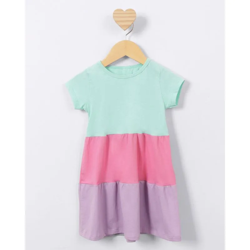 Vestido Bebê Três Marias Curto Verde 1