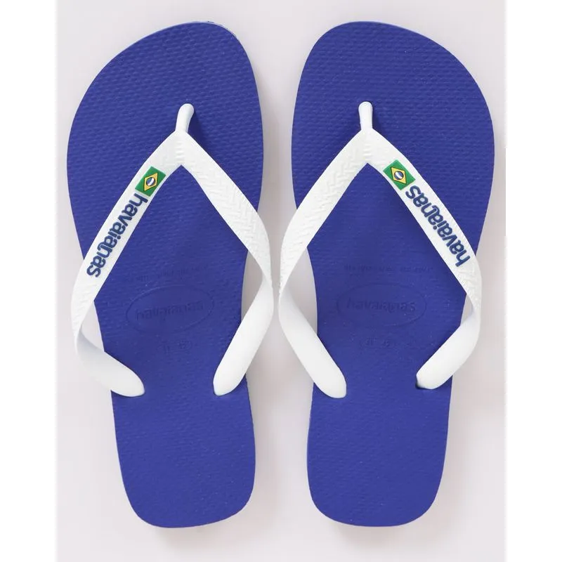 Chinelo Havaianas Masculino Tradicional Brasil Azul 35/36