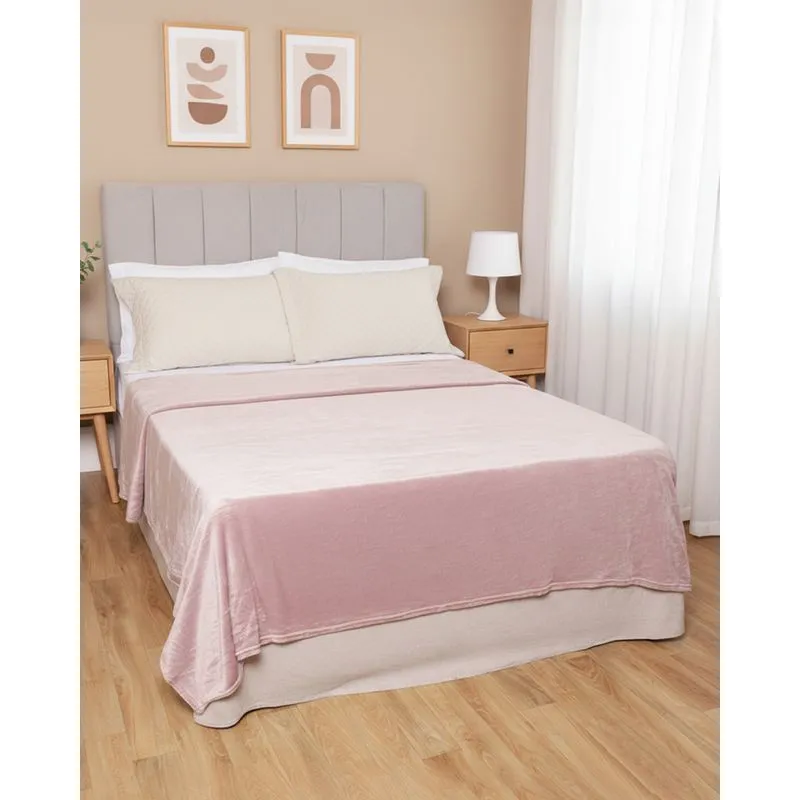 Cobertor Queen Corttex Lumini 220cm x 240cm Lilás UN