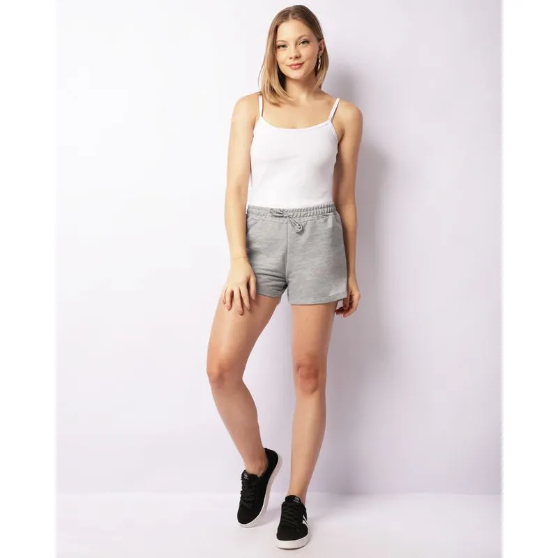 Short Feminino Moletinho Cinza P