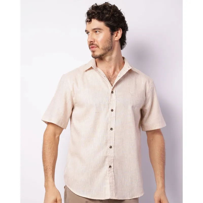 Camisa Masculina Manga Curta Off White P