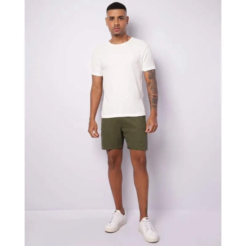 Bermuda Sarja Masculina Curta Com Cordão Verde GG