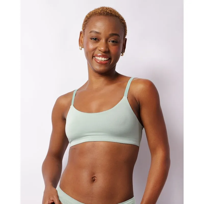 Sutiã Feminino Top Liso Verde M