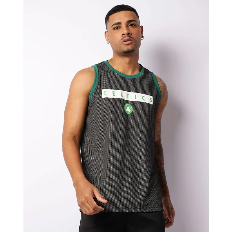 Regata Masculina Esportiva Basquete Celtics NBA Oficial Preta G