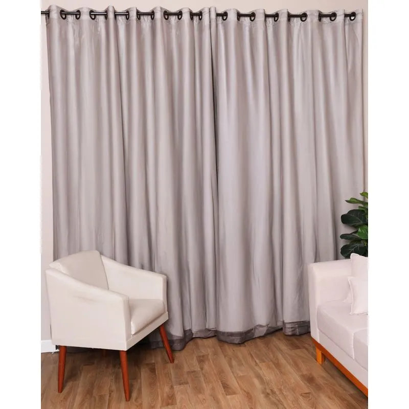 Cortina Longa Black Out Bella Janela 420cm x 250cm Marrom UN