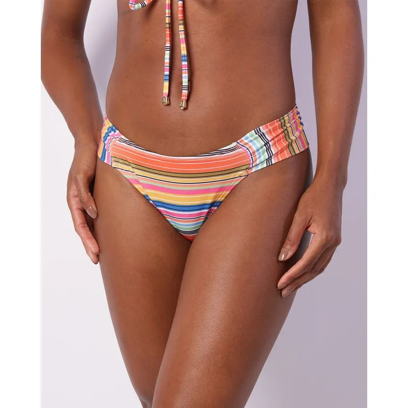 Calcinha Biquíni Avulsa Bombom Estampada Laranja M