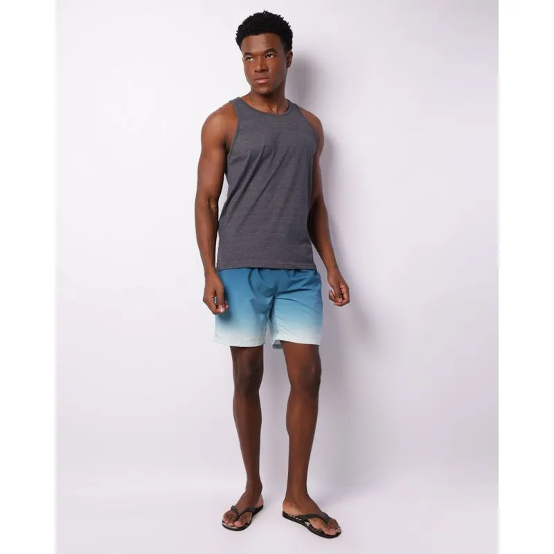 Bermuda Surf Masculina Degradê Azul P