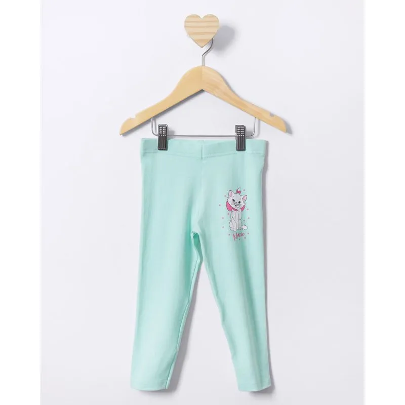 Calça Legging Bebê Disney Marie Verde 3