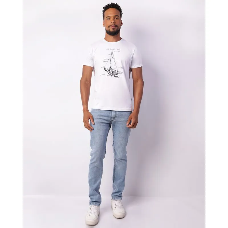 Calça Jeans Masculina Slim Vizzy Com Bolsos Azul 38
