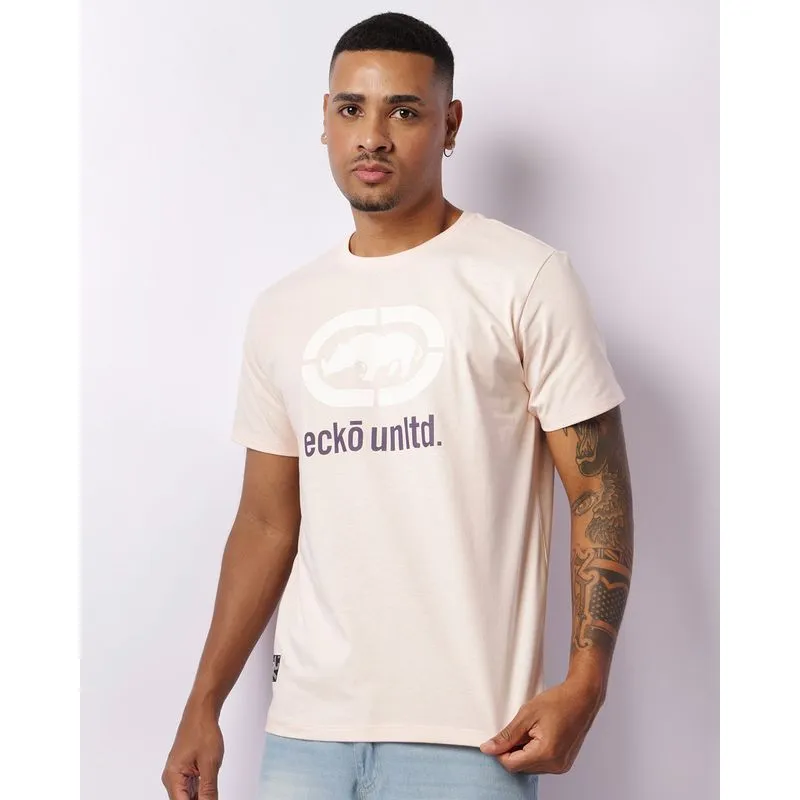 Camiseta Masculina Ecko Unlimited Manga Curta Rosa M