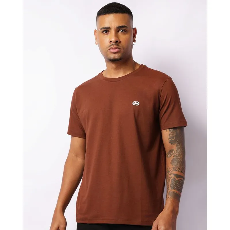 Camiseta Masculina Estampa Ecko Unlimited Manga Curta Marrom P