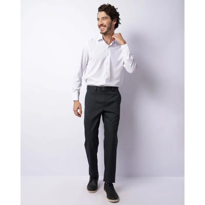 Calça Social Masculina Slim Marinho 38
