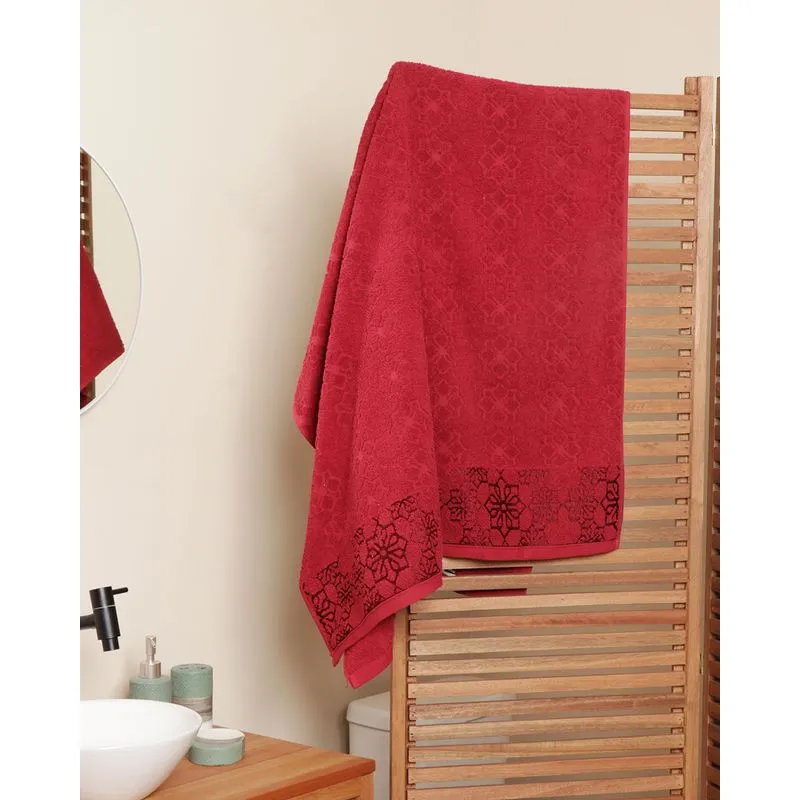 Toalha Banhão Aviera 80cm x 150cm Vinho UN