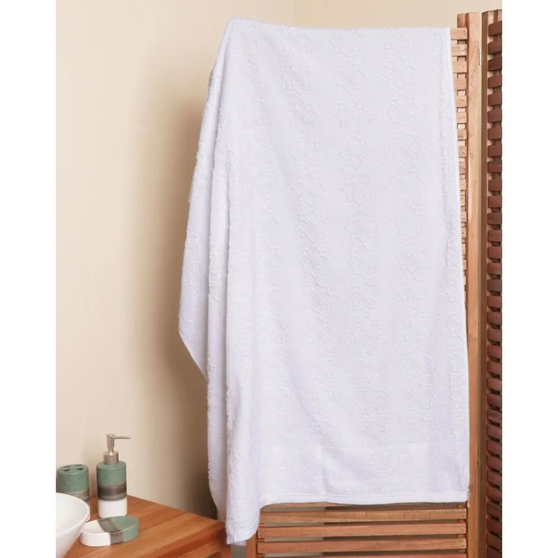 Toalha Banhão Aviera 80cm x 150cm Branca UN