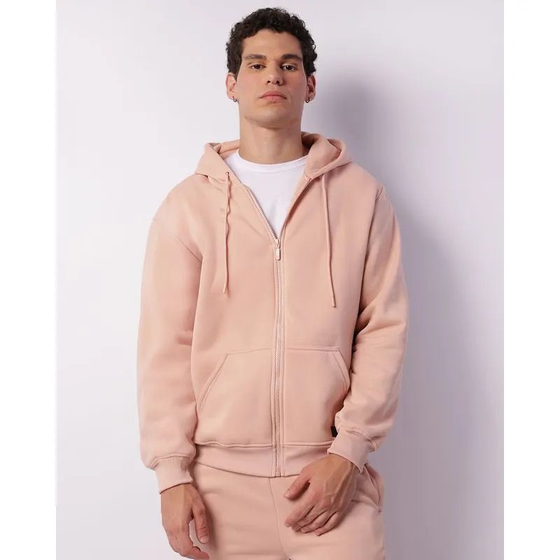 Jaqueta Moletom Masculina Peluciada Rosa GG