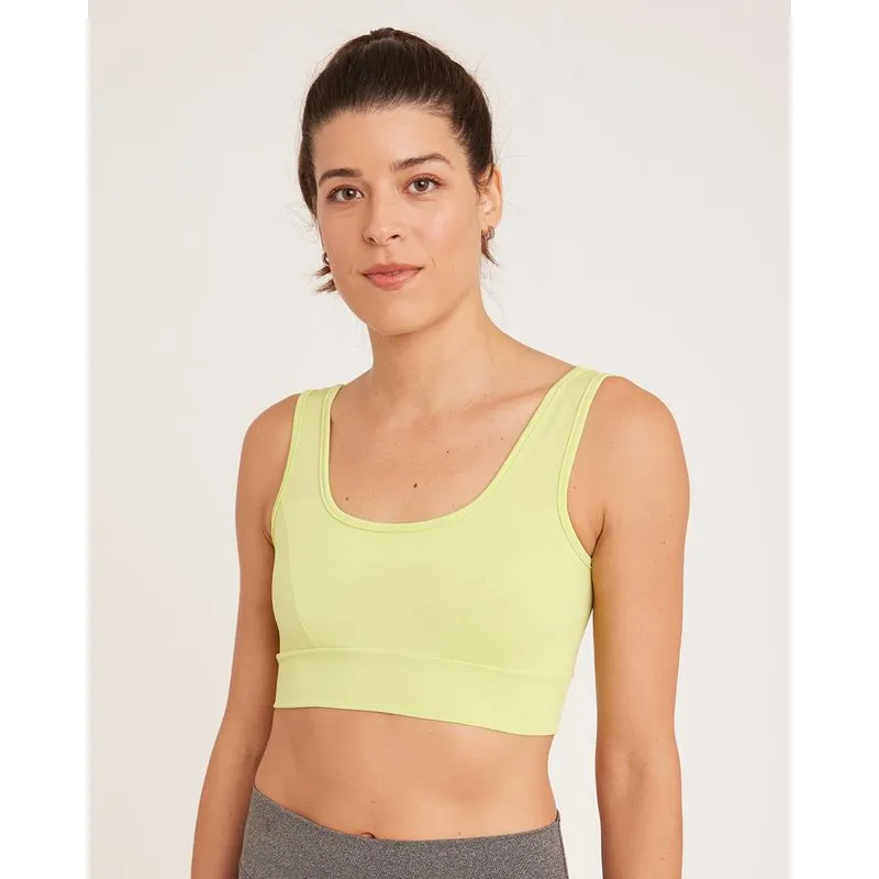 Top Fitness Feminino Fitter Bojo Removível Verde M