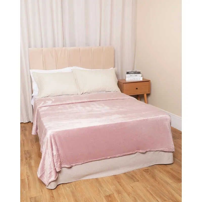 Cobertor King Corttex Lumini 240cm x 260cm Rosa UN
