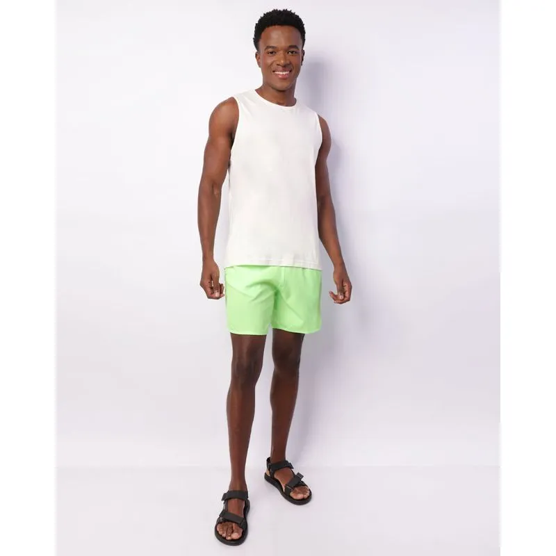 Short Masculino Surf Com Bolsos Neon Verde GG