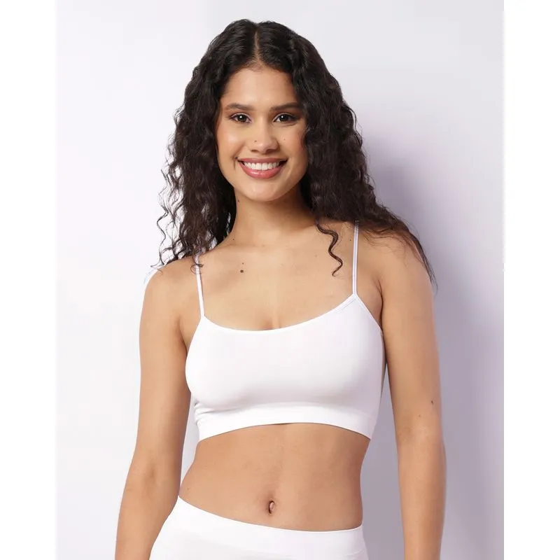 Sutiã Feminino Top Sem Bojo Branco GG