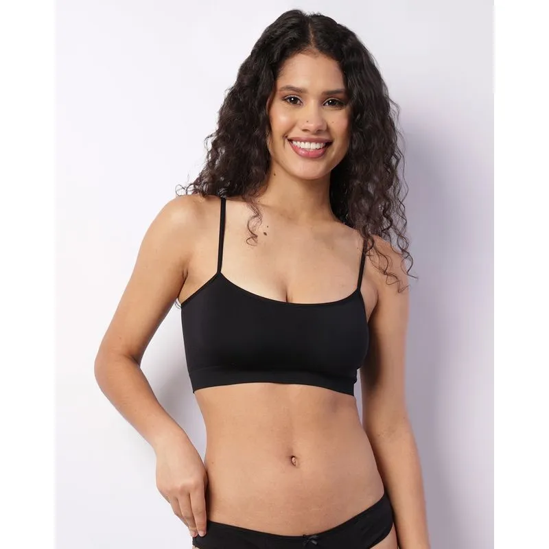 Sutiã Feminino Top Sem Bojo Preto M