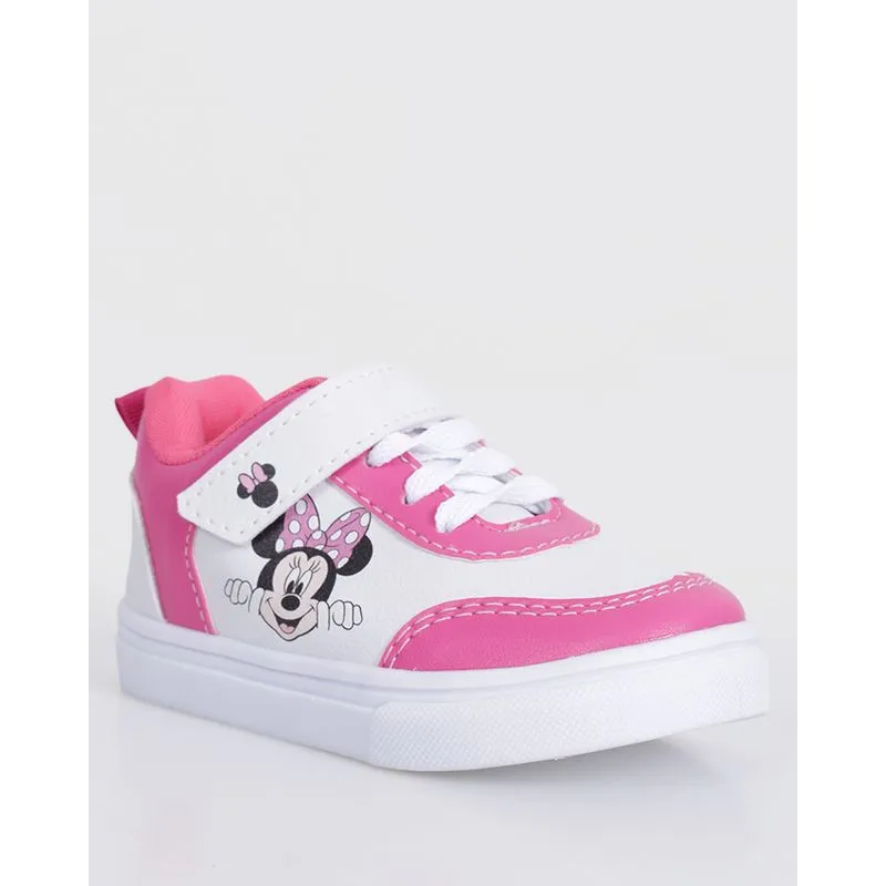Tênis Bebê Casual Disney Estampa Minnie Rosa 26