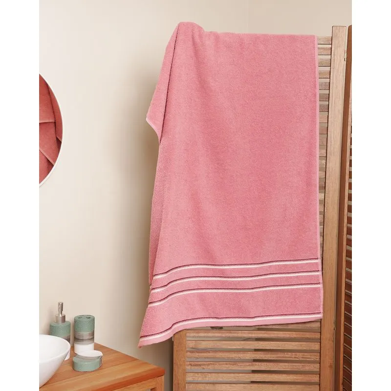 Toalha De Banho 70cm x 135cm Classic Rosa UN
