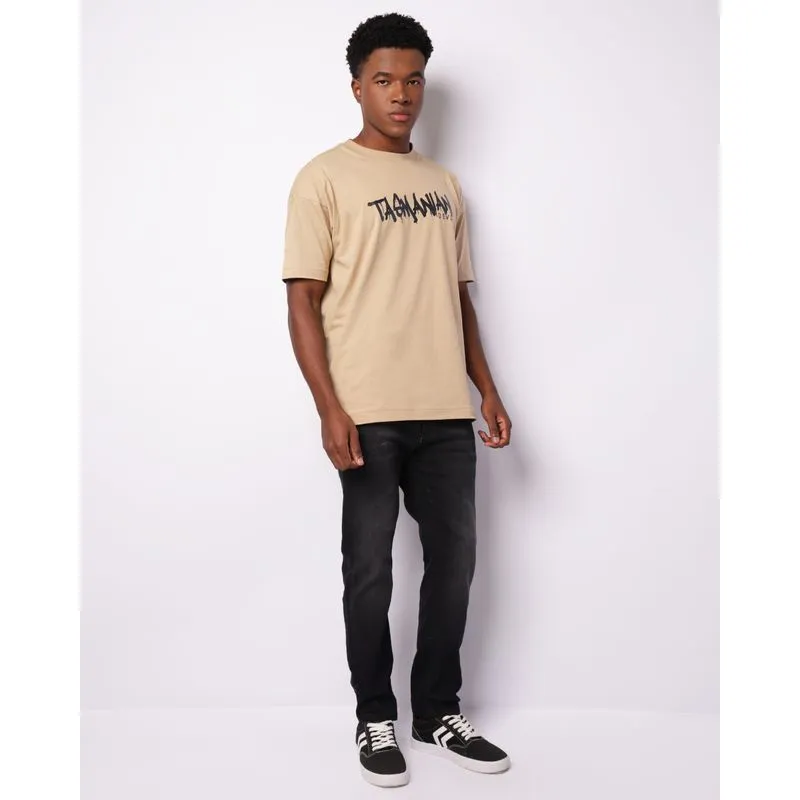 Calça Jeans Masculina Reta Estonada Preta 40