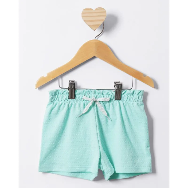 Short Bebê Texturizado Verde 1