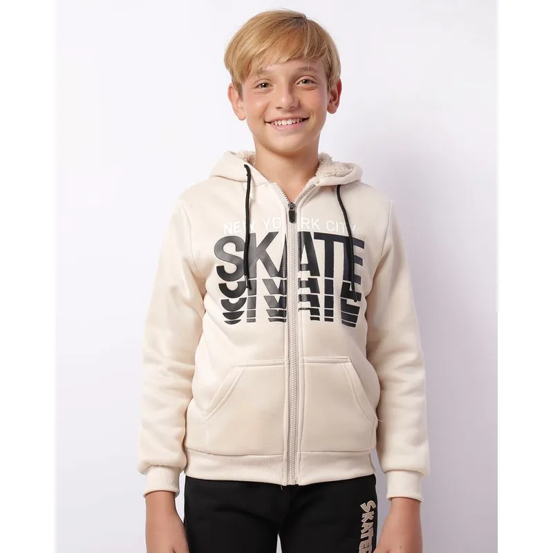 Conjunto Moletom Juvenil Longo Com Estampa Off White 12