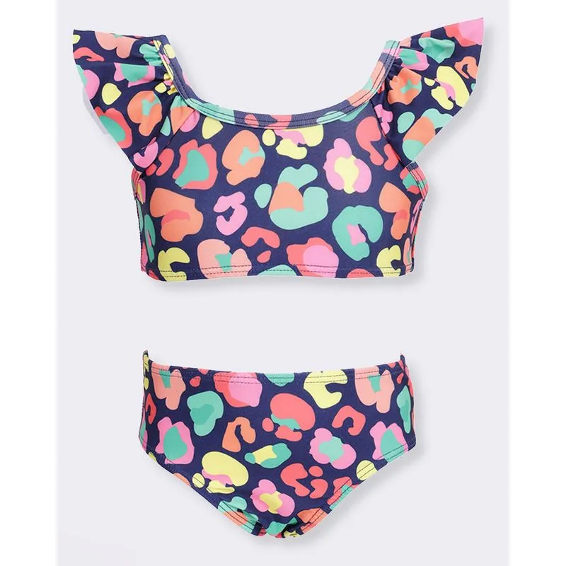 Biquíni Infantil Conjunto UV50+ Estampado Marinho 6