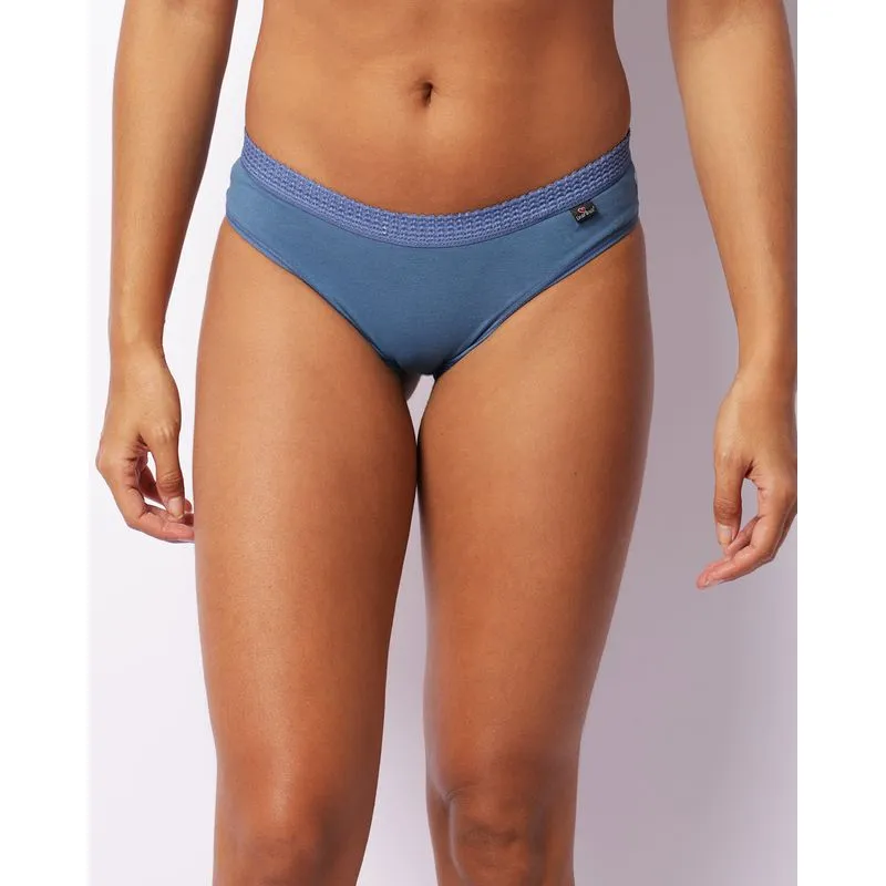 Calcinha Feminina Biquíni Azul G
