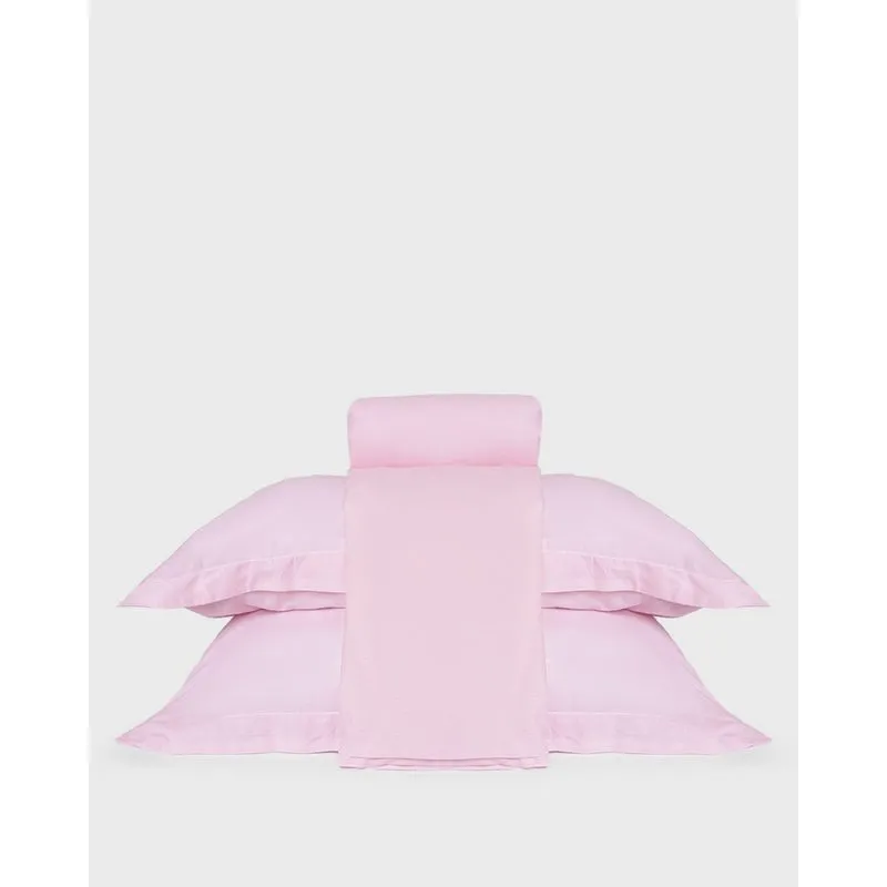 Jogo de Cama King 4 Peças Arte e Cazza Rosa UN