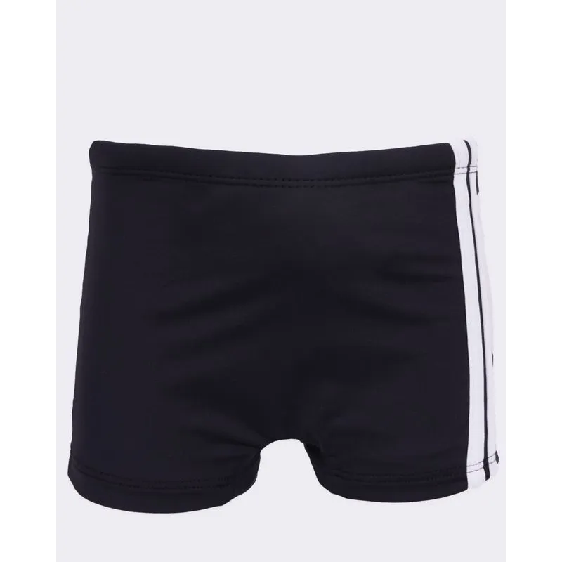 Sunga Infantil Listras Lateral Box Preto 8