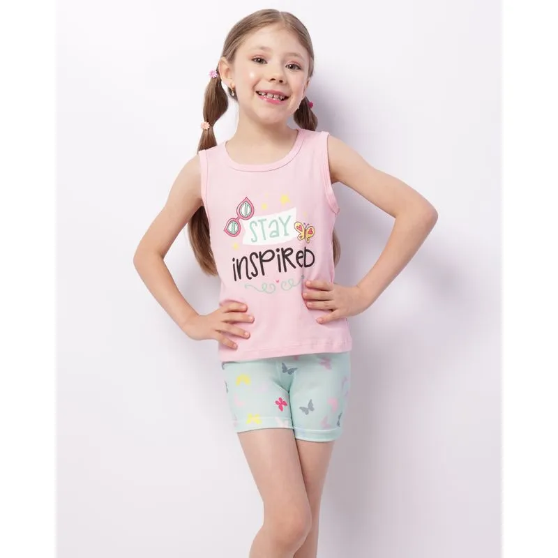 Conjunto Infantil Regata Curto Estampa Borboletas Rosa 6