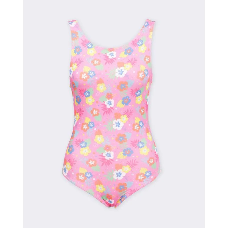 Maiô Juvenil Estampado Floral Rosa 14