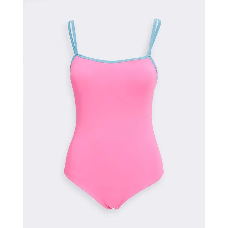 Maiô Juvenil Liso UV 50+ De Amarração Rosa 16