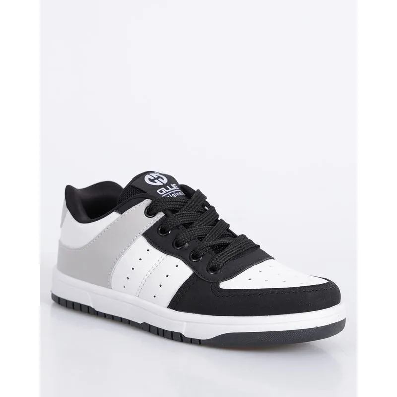 Tênis Infantil Casual Ollie Com Recortes Branco 32