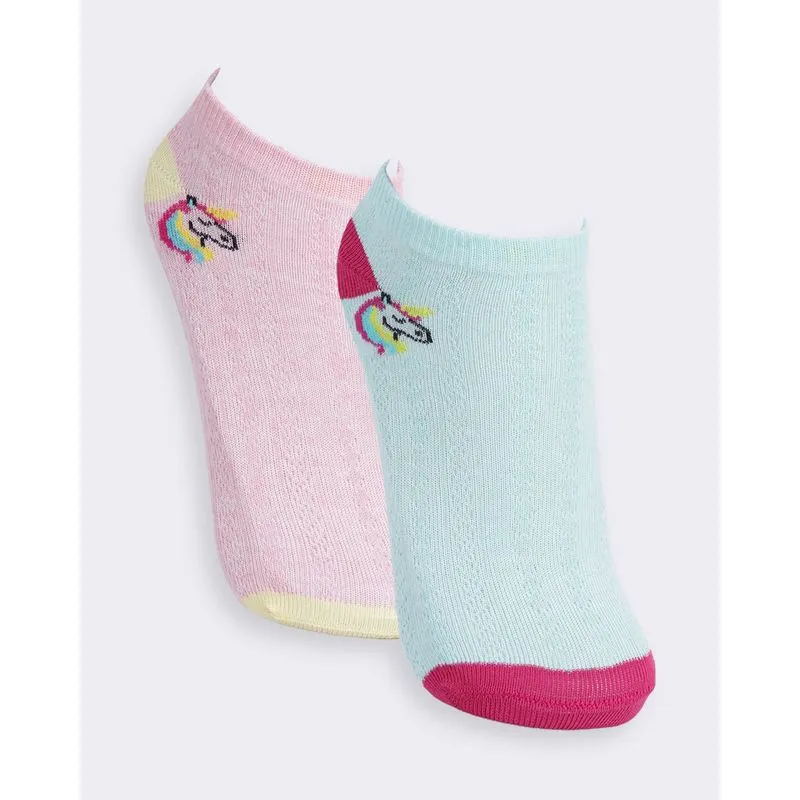 Kit 2 Pares De Meia Infantil Cano Curto Estampa E Cores Sortida 26 A 29