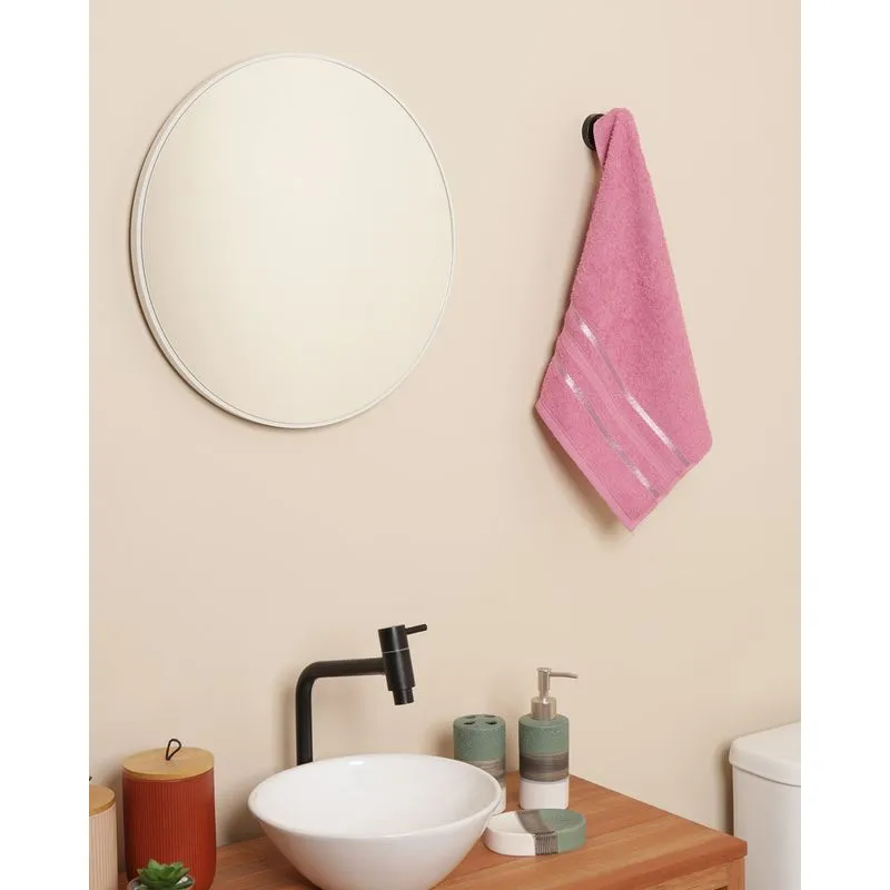 Toalha de Rosto 48x80cm Atlântica Joy Rosa UN