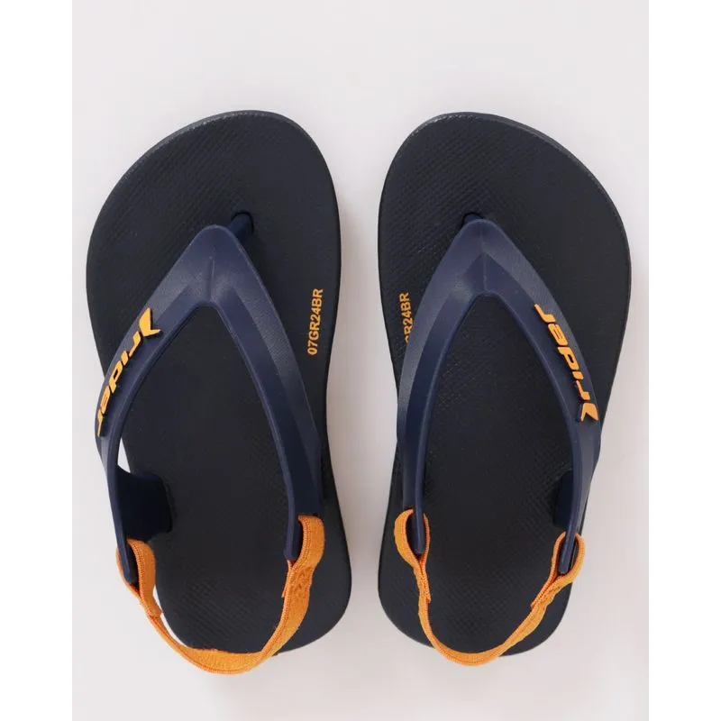 Chinelo Bebê Rider Texturizado Azul 19