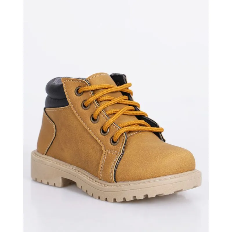 Bota Infantil Adventure Tratorada Mostarda 22