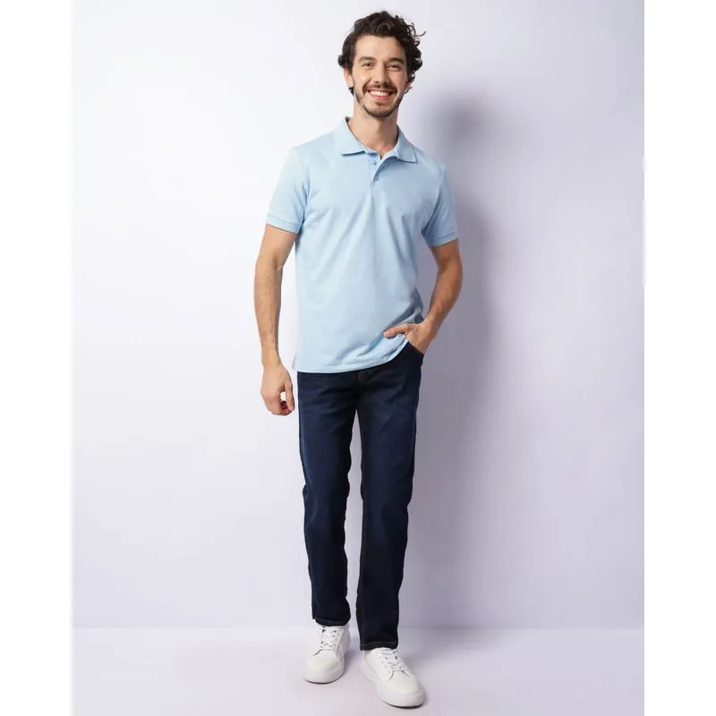 Calça Jeans Masculina Slim Azul 42