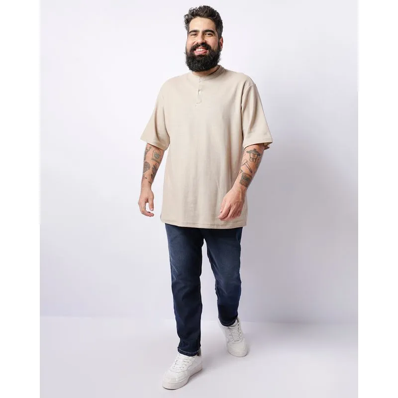 Calça Jeans Plus Size Masculina Slim Azul 50