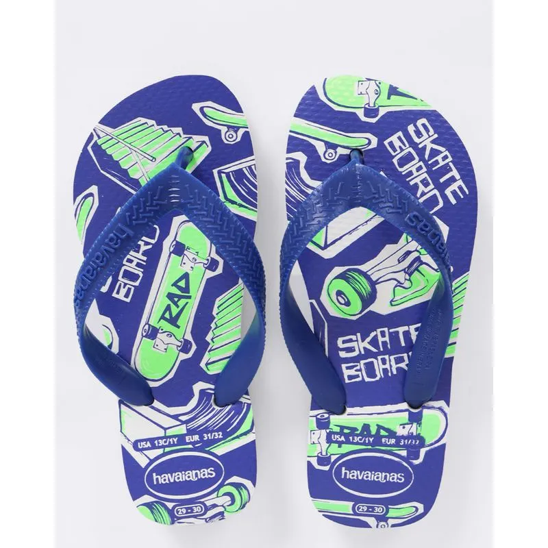 Chinelo Havaianas Infantil Athletic Branco 33/34