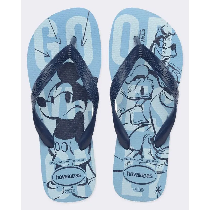 Chinelo Havaianas Mickey Disney Top Azul 35/36