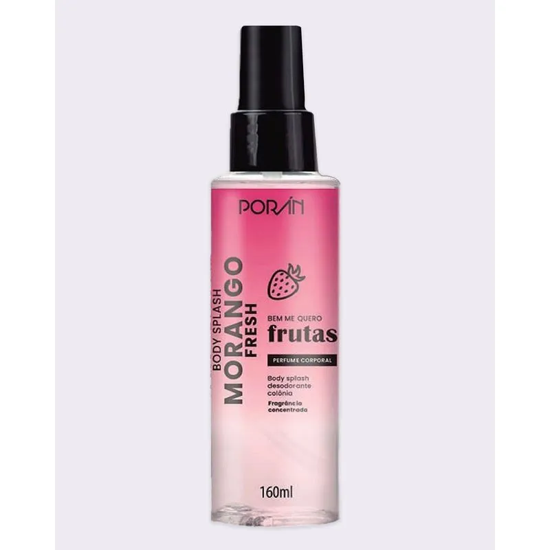 Body Splash Feminino Morango Dia a Dia 160ml UN