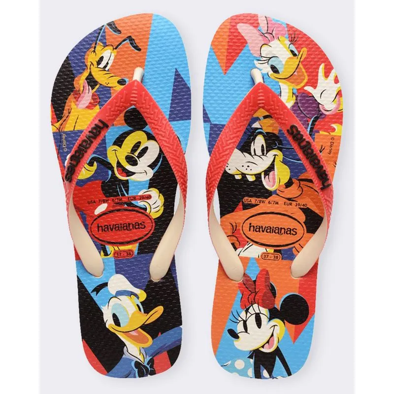 Chinelo Havaianas Disney Stylish Bege 33/34