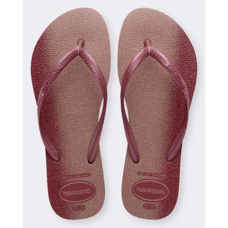 Chinelo Havaianas Feminino Fantasia Gloss Vinho 35/36